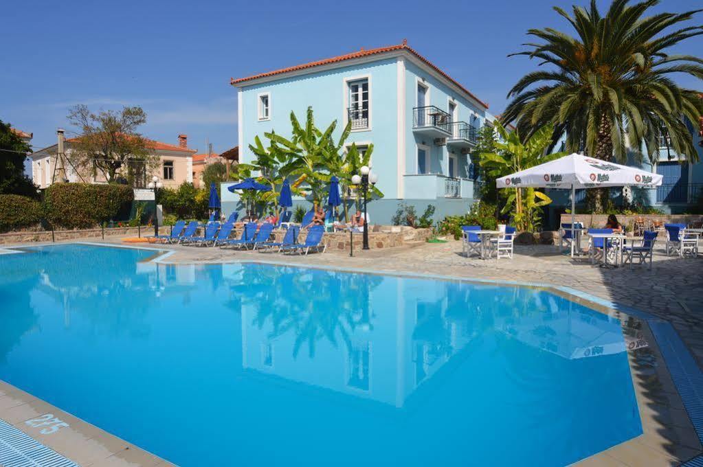 Blue Sky Hotel - Petra - Lesvos - Greece المظهر الخارجي الصورة