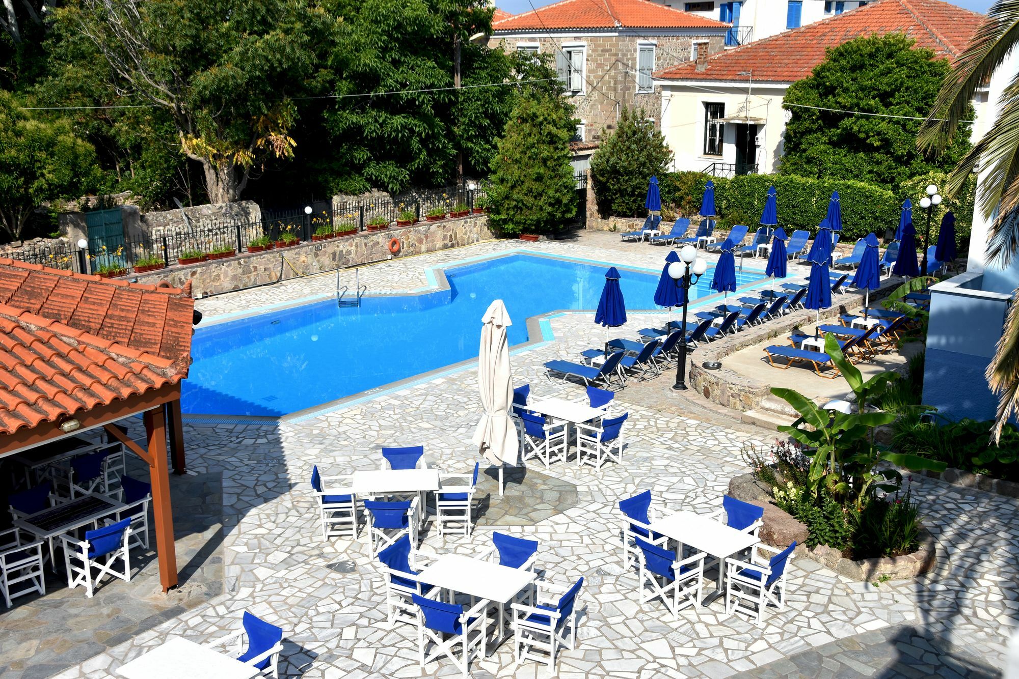 Blue Sky Hotel - Petra - Lesvos - Greece المظهر الخارجي الصورة